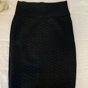 LulaRoe Black Cassie Skirt